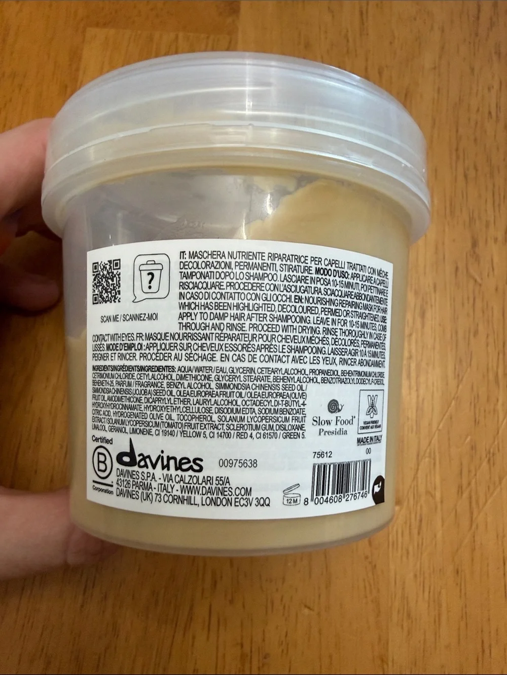 Davines NOUNOU Hair Mask - Cream